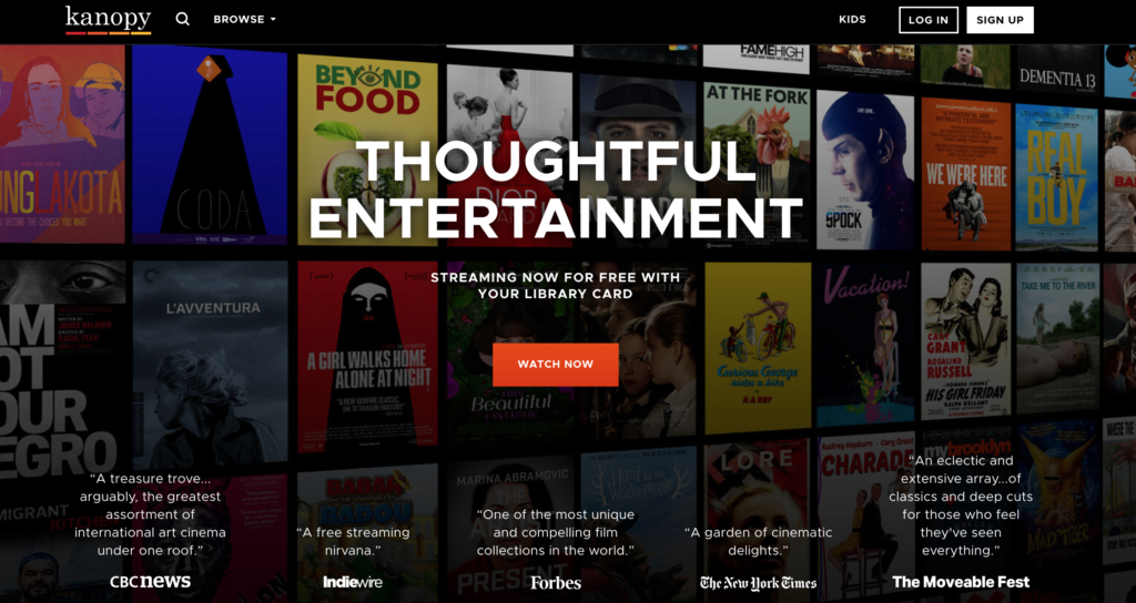 Free Films and Documentaries With Your Library Card