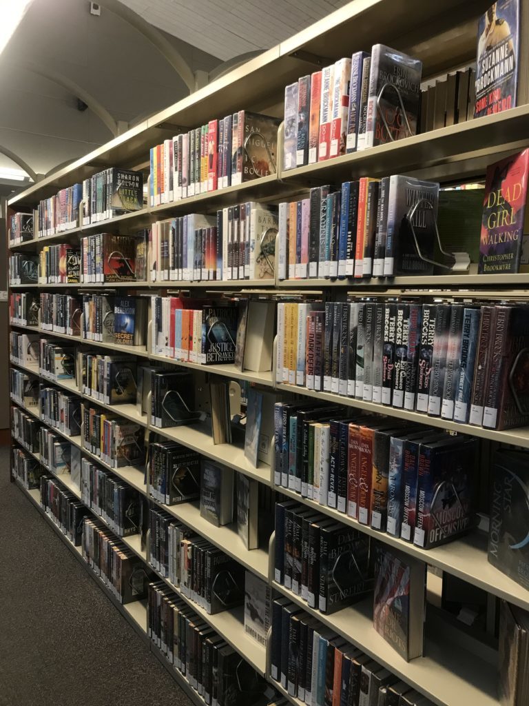 Book Shelf at Library