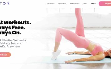 Start Working Out Today For Free With FitOn FitOn Homepage Screenshot